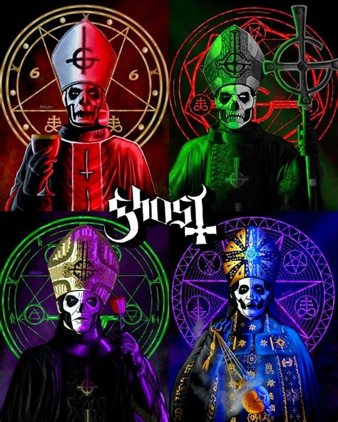 🎨papas Of Ghost By Jenfaust ♝🎤 Band Ghost Ghost Ghost Bc