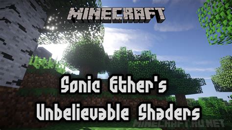 Sonic Ether S Unbelievable Shaders V101 175 › Shader Packs › Mc