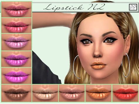 The Sims Resource Lipstick N2 By Martyp • Sims 4 Downloads