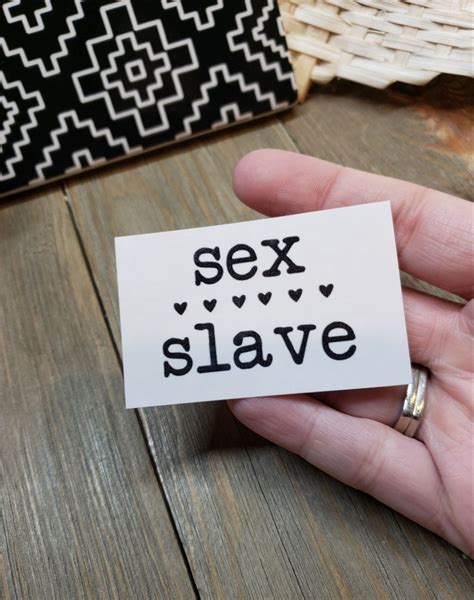 Sex Slave Temporary Tattoos Sex Tattoo Xxx Sexy Etsy