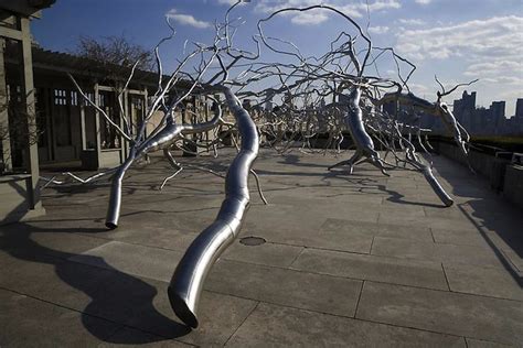 Wild Stainless Steel Tree Sculptures