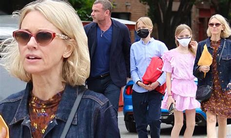 Naomi Watts And Ex Liev Schreiber Step Out With Their Children Kai 12