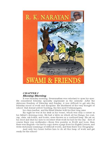 R K Narayan Swami And Friends Pdf English Language Literature
