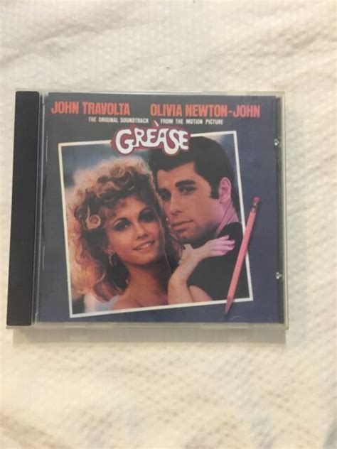 Grease Original Soundtrack Cd Olivia Newton John Travolta Ebay