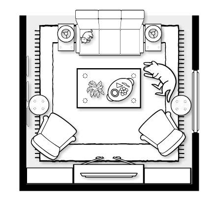 What's the secret to planning the perfect living room layout? A Living Room Sneak Peek