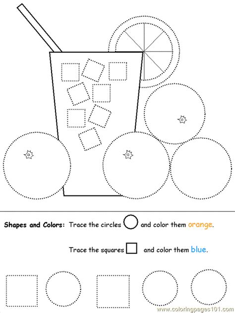Just click to print out your copy of this half circle shape coloring page. Shapes Circles Squares Coloring Page - Free Shapes ...