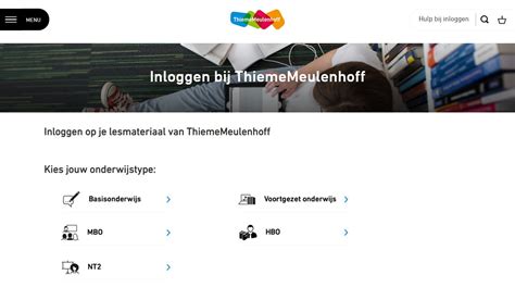 Thiememeulenhoff inloggen leerling