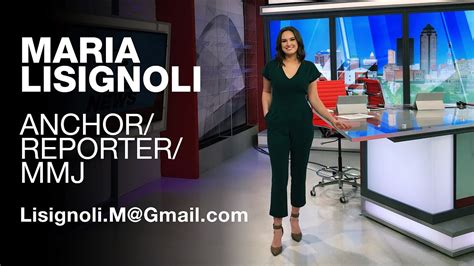 Maria Lisignoli 2020 Reportermmj Reel Youtube