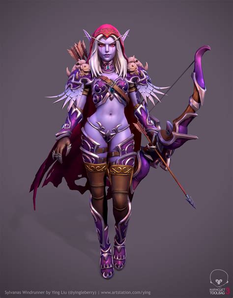 Sylvanas Windrunner World Of Warcraft Characters Fantasy Characters Character Modeling 3d