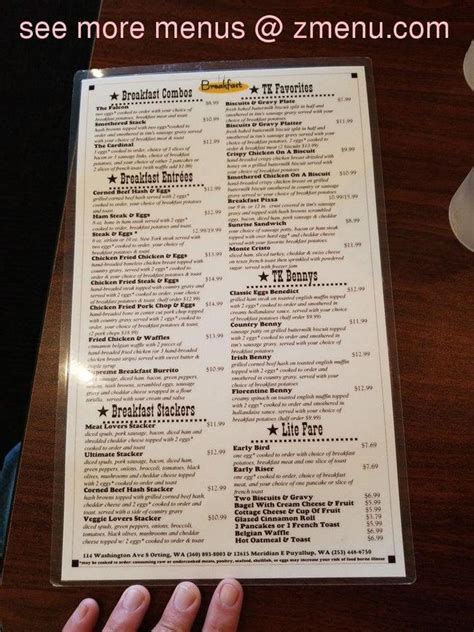 We did not find results for: Online Menu of Tims Kitchen Restaurant, Puyallup ...