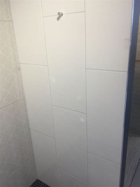 White large format field tile from Art Tile in Oakland. To be used for