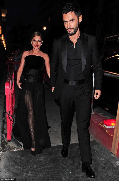 Cheryl Cole Wears Black With Jean Bernard Fernandez Versin At Wedding