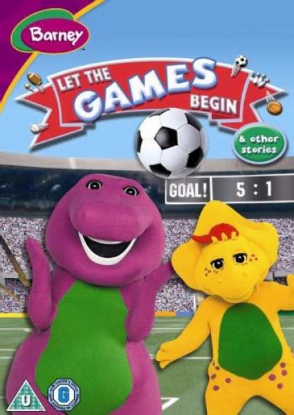 Barney Let The Games Begin Dvd Zavvi