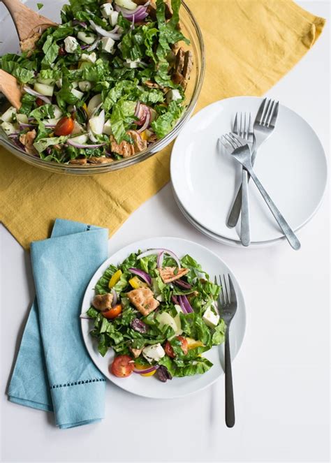 Greek Fattoush Salad Recipe From Oh My Veggies