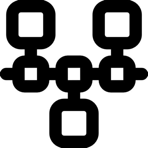 Networking Basic Black Outline Icon