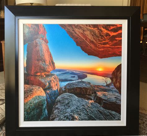 Floating frames for canvas paintings. Mounting Canvas to substrate-producing an excellent option ...