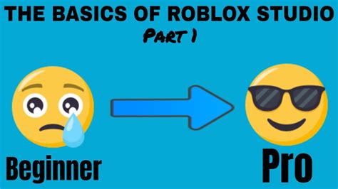 The Basics Of Roblox Studio Pt 1 Youtube