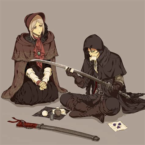 Hunter And Plain Doll Bloodborne Drawn By Arizuka Catacombe Danbooru