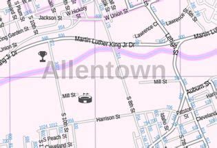 Allentown PA Zip Code Map