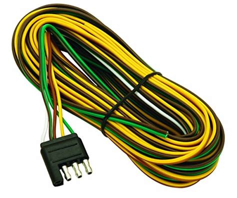 4 wire flats are the most commonly used trailer plug. 4 Wire Trailer Wiring: Amazon.com