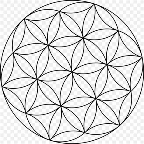 Overlapping Circles Grid Vector Graphics Mandala Clip Art Sacred