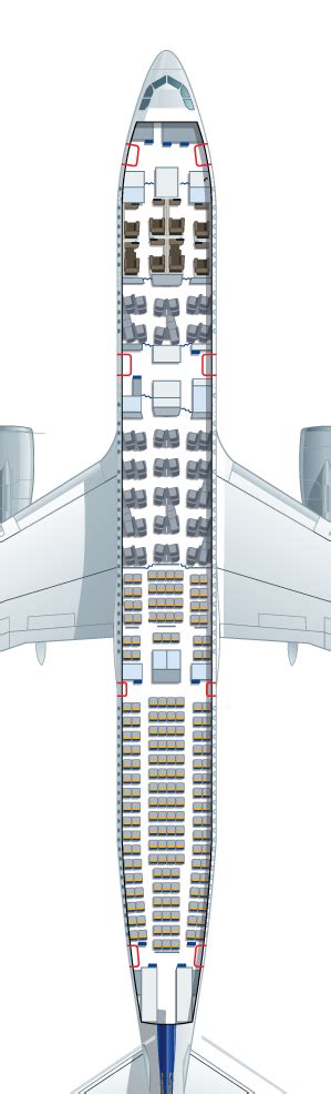Airbus A330 300 With A Three Class Configuration Airbus Boeing