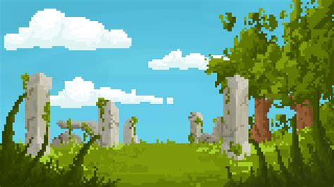 300 Pixel Art Backgrounds