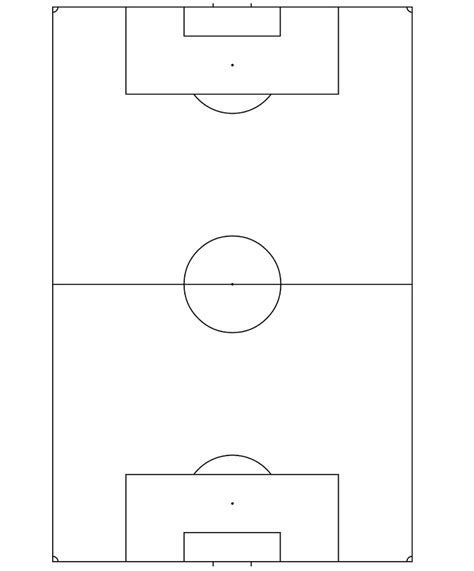Printable Soccer Field Template