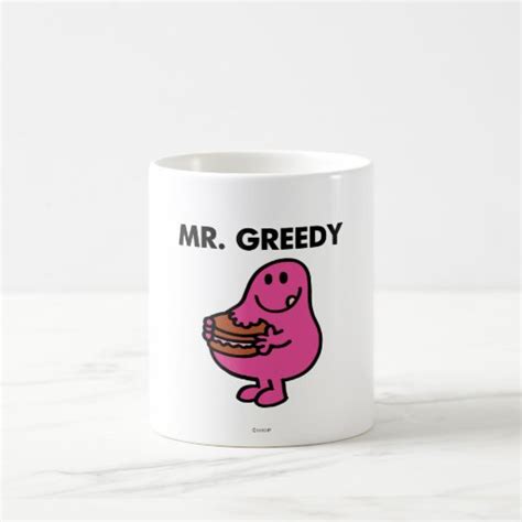 Mr Greedy Eating Cake Coffee Mug Zazzle