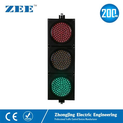 8 Inches 200mm Led Traffic Light Red Yellow Green Led Traffic Signal