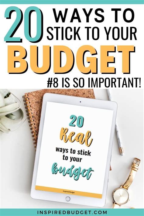 20 Real Ways To Stick To Your Budget Budgeting Money Saving Plan Money Saving Tips