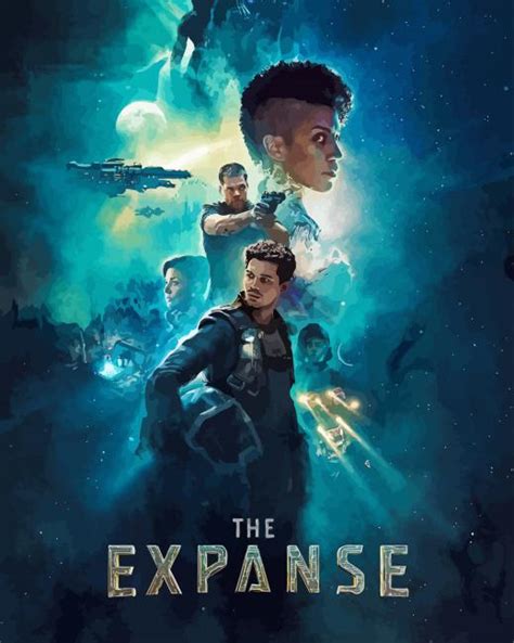 The Expanse Poster Paint By Numbers Canvas Paint By Numbers
