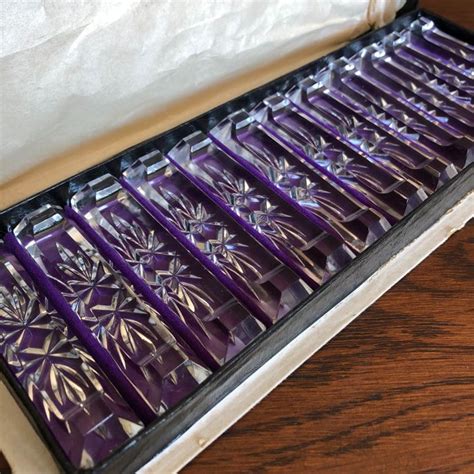 Shop our knife rest selection from the world's finest dealers on 1stdibs. Set of twelve hand cut crystal knife rests in the original ...