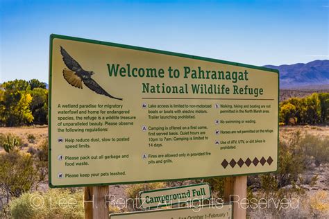 Sign For Pahranagat National Wildlife Refuge In Nevada Flickr
