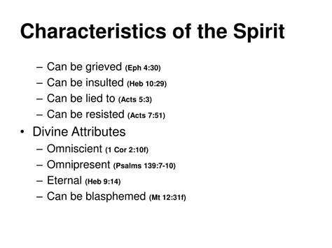 Ppt The Holy Spirit Of God Powerpoint Presentation Free Download