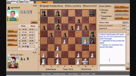 In this section you can watch live chess games transmission from worldwide. Yahoo! Chess Match with Live-Commentary #01 - YouTube