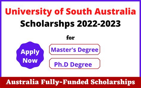 How To Apply For The University Of South Australia Scholarships 2023