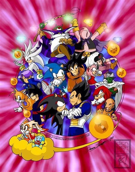 Dragon ball gt (ドラゴンボールgtジーティー, doragon bōru jī tī, gt standing for grand tour, commonly abbreviated as dbgt) is one of two sequels to dragon ball z, whose material is produced only by toei animation, and is not adapted from a preexisting manga series. Fusion Ha!: Dragonball and Sonic | Anime Amino