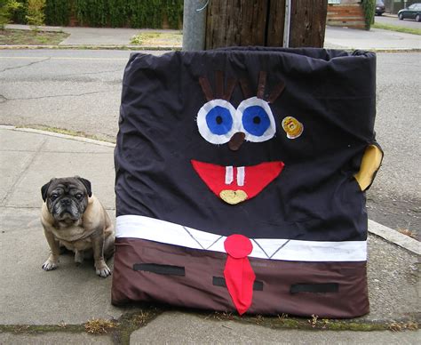 Barack obama named spongebob his favorite television character in 2007 and admitted that spongebob squarepants was the show i watch with my daughters. Pug With Black SpongeBob Squarepants | Part of the ...