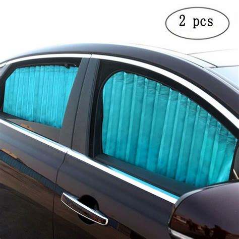Details About Zatooto Car Window Shades Side Curtains Blue Sunshades