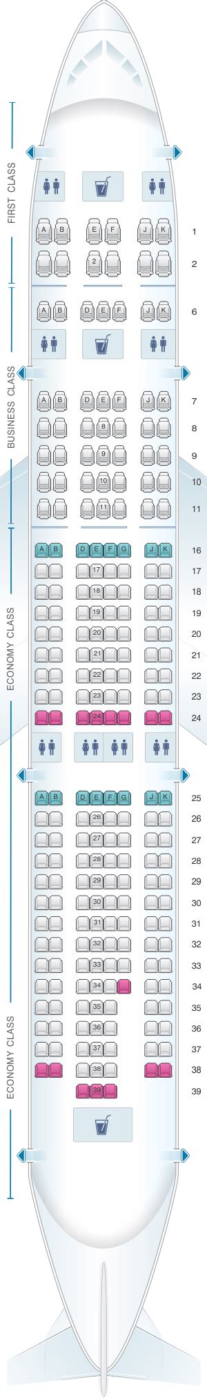 A380 Emirates Seat Map