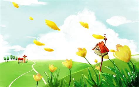 Spring For Children Wallpapers Wallpaper Cave