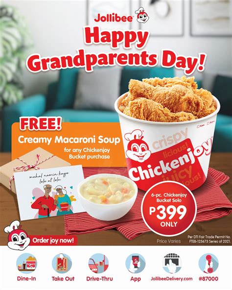 Jollibee Grandparents Day Promo Manila On Sale