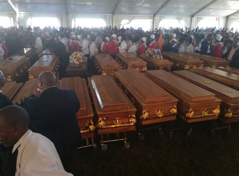 Mass Funeral Held For 26 People Who Died In Eastern Cape Bus Crash