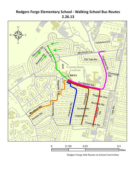 School Bus Route Map