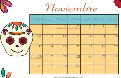 Calendarios Imprimibles Noviembre Calendarios Imprimi