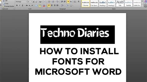How To Add New Fonts To Microsoft Word Install Fonts For Microsoft