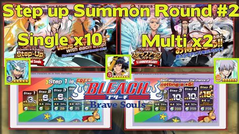 Bleach Brave Souls New Step Up Summons Round 1 Can We Get Kyoraku Youtube