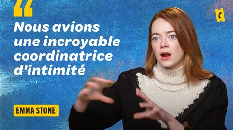 Jouer Sans Honte Scènes De Nu Emma Stone Nous Raconte Son Tournage Préféré Pauvres