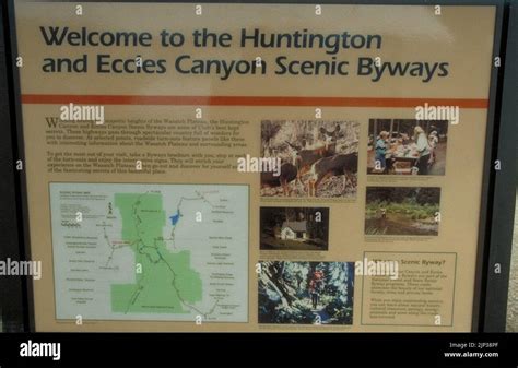 The Energy Loop Huntington Eccles Canyons Scenic Byway Welcome Panel